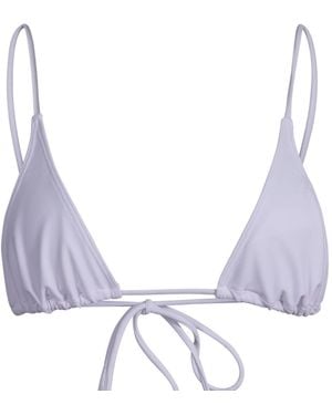 Minimale Animale Sacred Tie Back Tassel Bikini Top - Blue