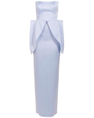 Yelda Alatekin Francesca Baby Maxi Dress - Blue