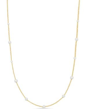 Esterah Jasmine Pearl Necklace - Metallic