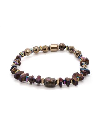 Ebru Jewelry Mystic Buddha Bracelet - Metallic