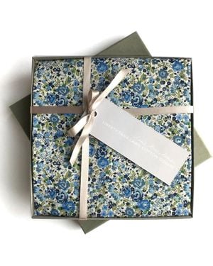 Lime Tree Design Emma & Georgina Headscarf Made With Liberty Fabric - Blue