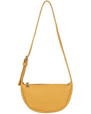 Owen Barry Leather Shoulder Bag Bumble Dominic - Metallic