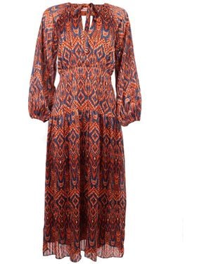 Traffic People A Case For Chaos Geometric Blame Maxi Dress - Red