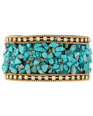Saachi Gravel Beaded Bracelet - Green