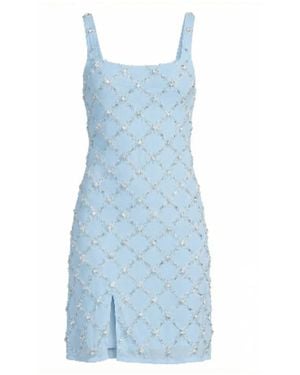 Oceanus Sofia Arabella Mini Dress - Blue