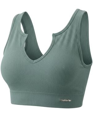 Bellaria Cabernet Sculpt Sports Bra- Sage - Green
