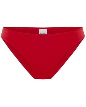 Pcfg The Solar Reflections V-Cut Bikini Bottom - Red
