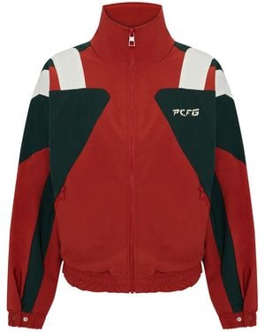 Pcfg Oversized Boomerang Track Jacket - Red