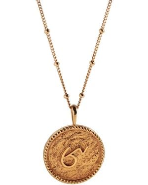 Claire Hill Designs Brave Coin Necklace - Metallic