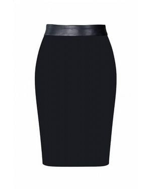 Madison / Savile The Edge Pencil Skirt - Black