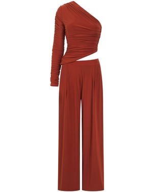 Celestine & Mae Nepeta Co-Ord Set - Red