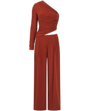 Celestine & Mae Nepeta Co-Ord Set - Red