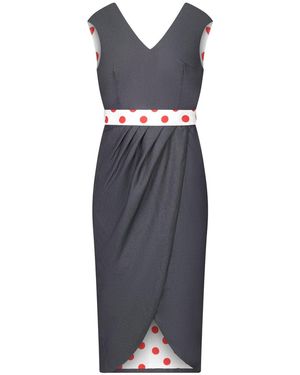 Deer You Bessie Midi Dress - Blue