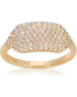 Native Gem Id Ring - Metallic