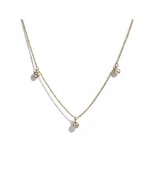 La Pluie Jewellery Halo Necklace - Metallic