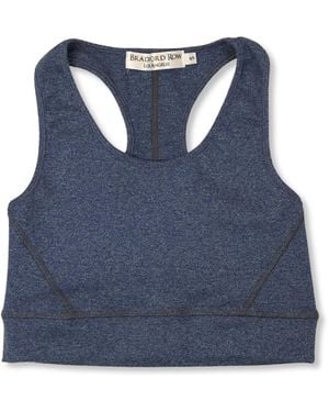 Bradford Row Gia Racer Crop - Blue