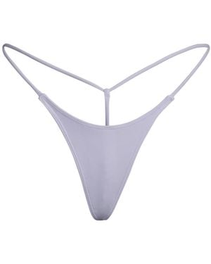 Minimale Animale G Money Thong Bikini Bottom - White
