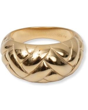 Argento Vivo The Woven Ring - White