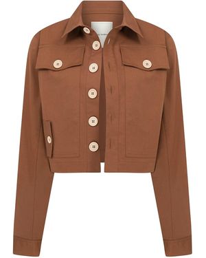 Guaj London Oak Jacket - Brown