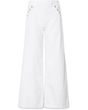NOEND Dina High Waisted Wide - White