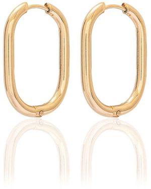 A Weathered Penny Asha Hoops - Metallic