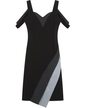K-Win London Off-Shoulder Dress - Black