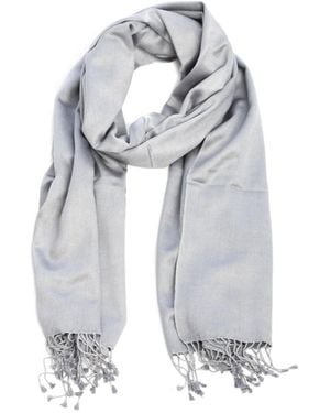 Saachi Pashmina Satin Scarf - White