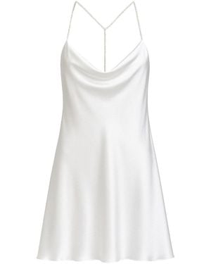 By Noa Rawitz Silk Mini Dress - White