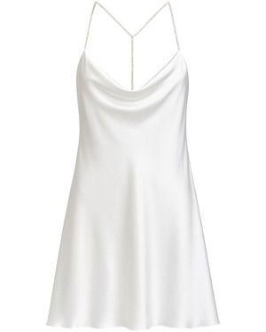 By Noa Rawitz Silk Mini Dress - White