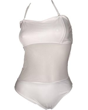 Brasini Swimwear Leme Mesh One Piece Swimsuit - Grey