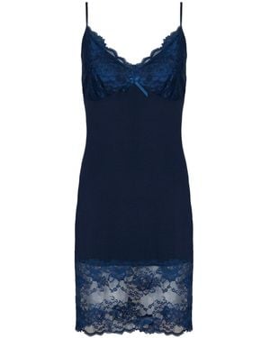 Oh!Zuza Classic Lace Chemise Nightdress - Blue