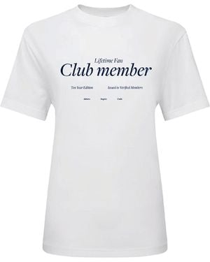 Fanclub The Club Member Oversized T-Shirt - White