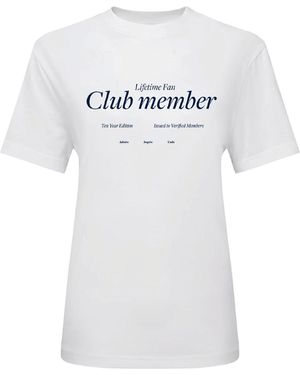 Fanclub The Club Member Oversized T-Shirt - White