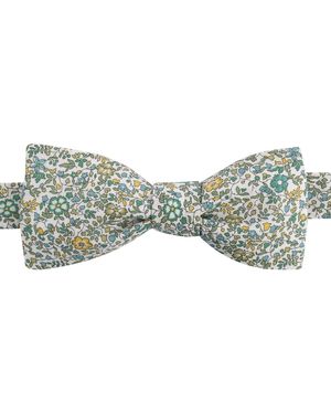 LE COLONEL Lime Katie & Millie Liberty Bow Tie - Blue