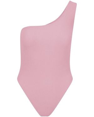 Blake Swimwear Wave One Shoulder Swimsuit - Pink