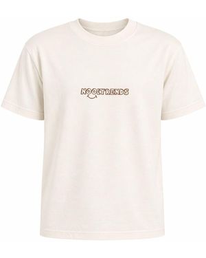 Nooltrends Neutrals Gender Neutral Smiley T-Shirt - White