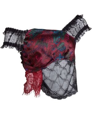 Natalia Petruch Blossom Top - Purple