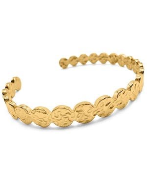 Evie Jewelry Press Play Cuff Bracelet - Metallic