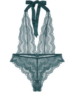 Journelle Natalia Bodysuit Emerald - Blue