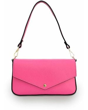 Apatchy London The Munro Barbie Leather Shoulder Bag - Pink