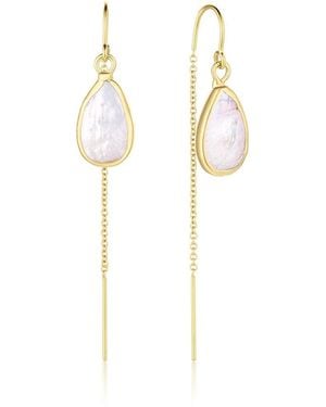 SET & STONES Carrie Threaders - White