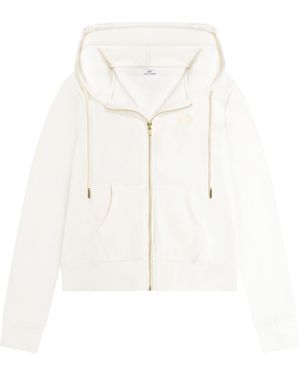 Cloud Haven Neutrals Signature Logo Hoodie - White