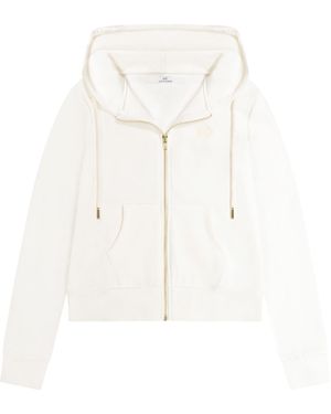 Cloud Haven Neutrals Signature Logo Hoodie - White