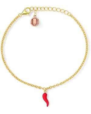 Unaloe Plated Bracelet With Horn Pendant - Metallic