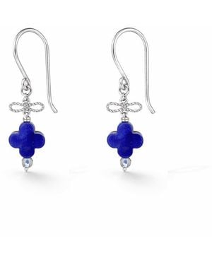 Inari Jewellery Pulut Tai Tai Short Earring - Blue