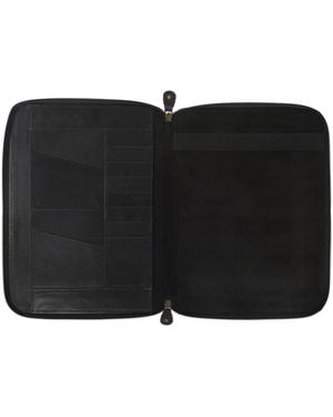 VIDA VIDA Classic Leather A4 Document Holder - Black