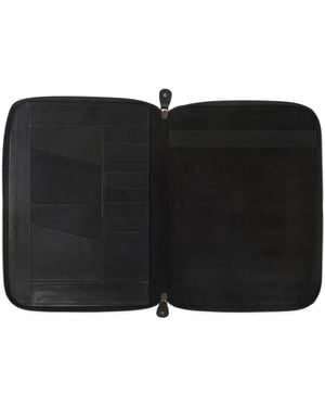 VIDA VIDA Classic Leather A4 Document Holder - Black
