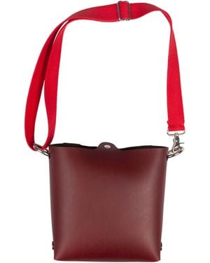 Katya Komarova Leather Mini Tote Bag - Red
