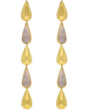 Lavani Jewels Balance Earrings - Metallic
