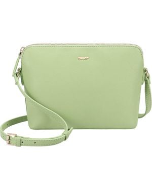 Paul Costelloe Lenya Leather Shoulder Bag - Green